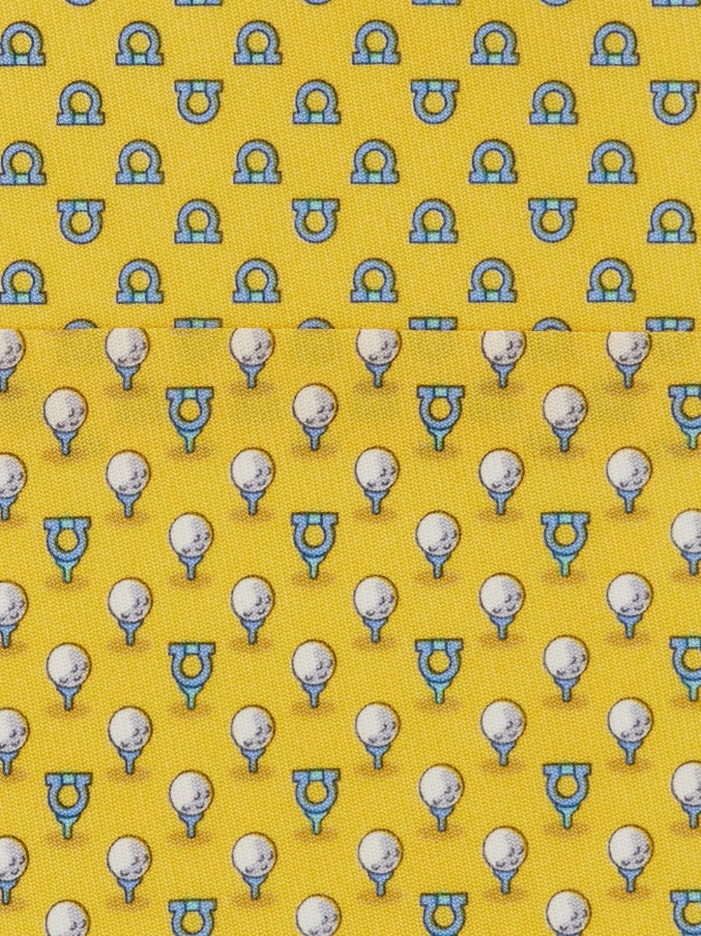 Gancini-print tie - 3