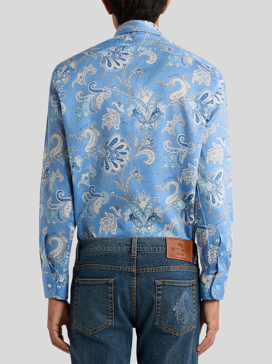 MAXI FLOWER PAISLEY SHIRT - 4