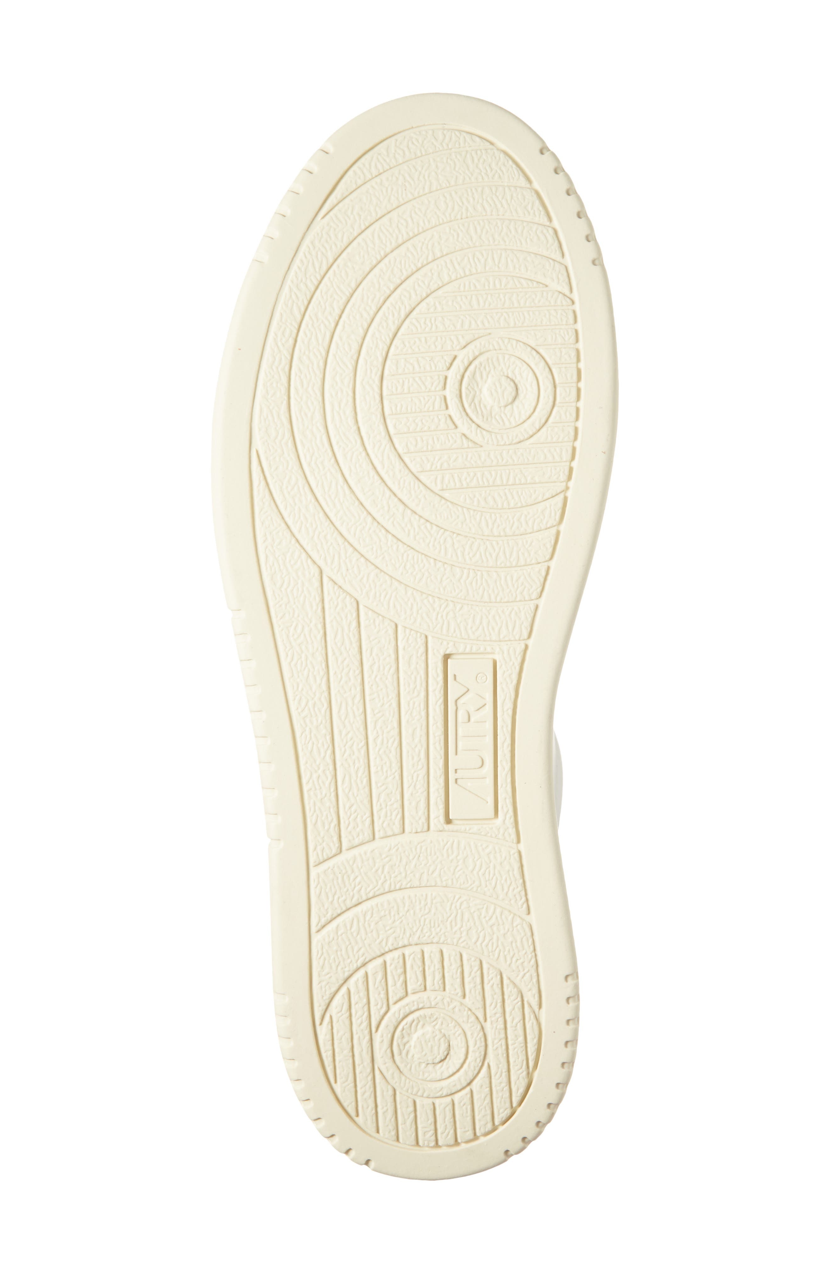 AUTRY Medalist Low Sneaker in White Leather/Red at Nordstrom - 6