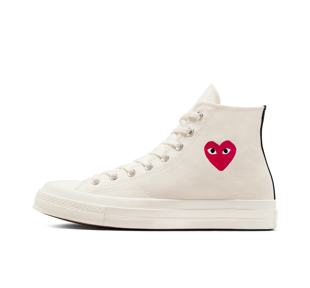 Small Red Heart Chuck Taylor High Top - 2