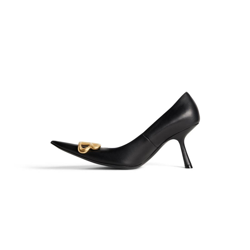 BALENCIAGA Women's Flex Bb 90mm Pump in Black outlook
