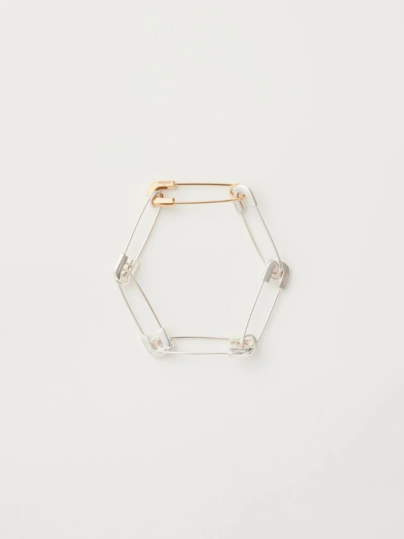 SAFETY PIN LINK BRACELET - 1