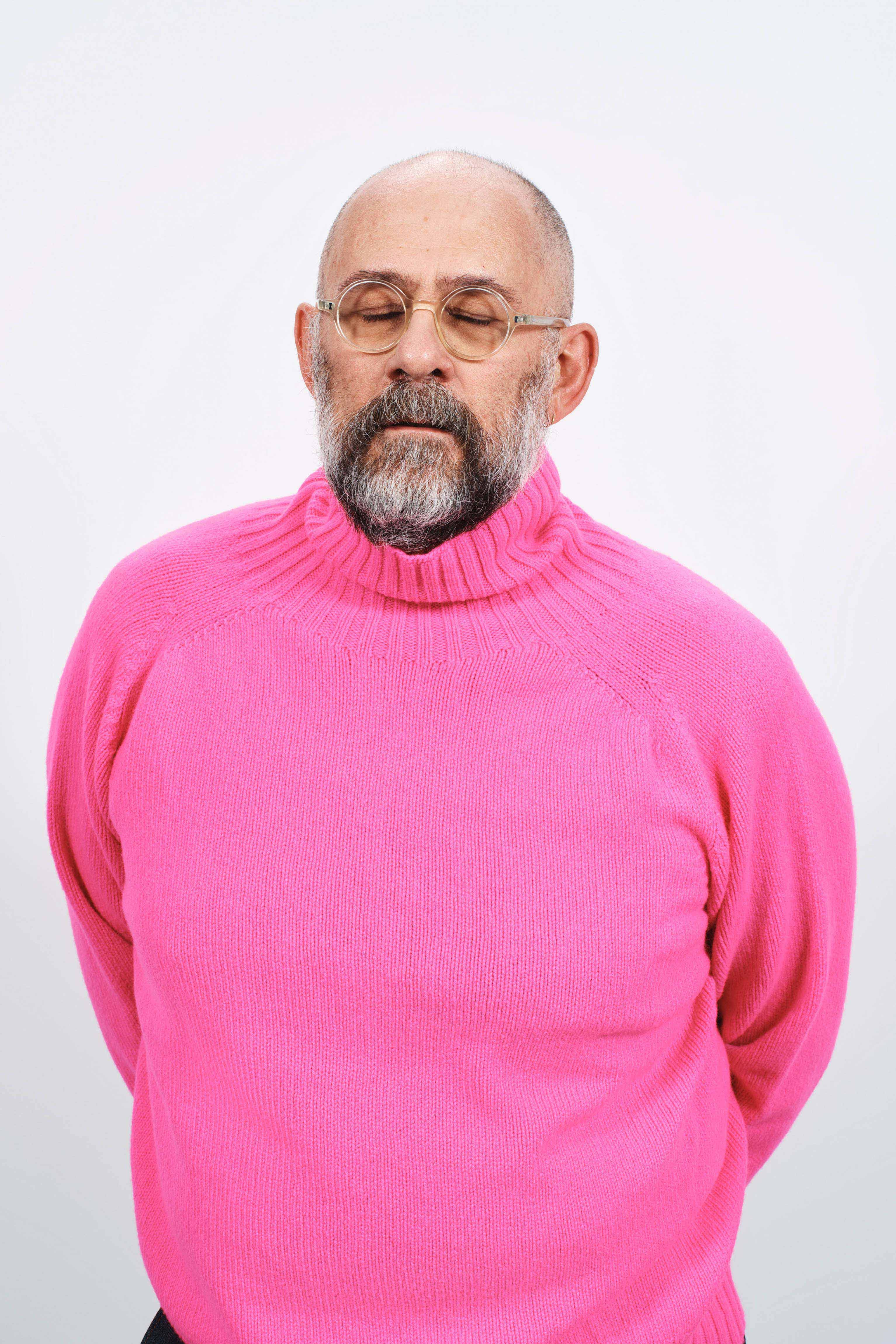 TURTLENECK JUMPER IN NEON PINK - 5