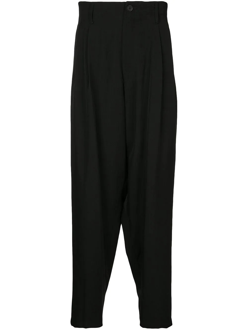 pleated wool trousers - 1