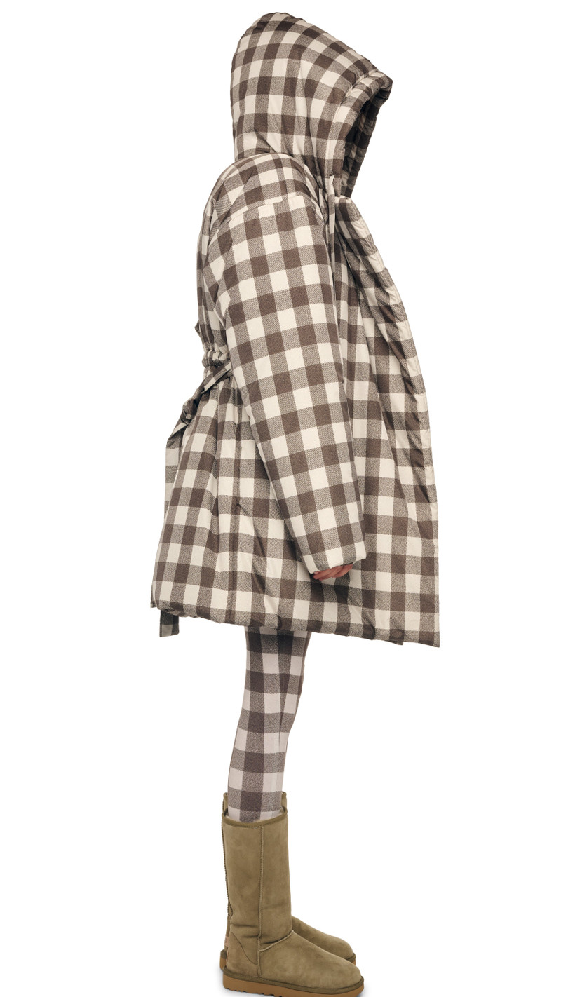 HOODED SLEEPING BAG COAT TO KNEE 4