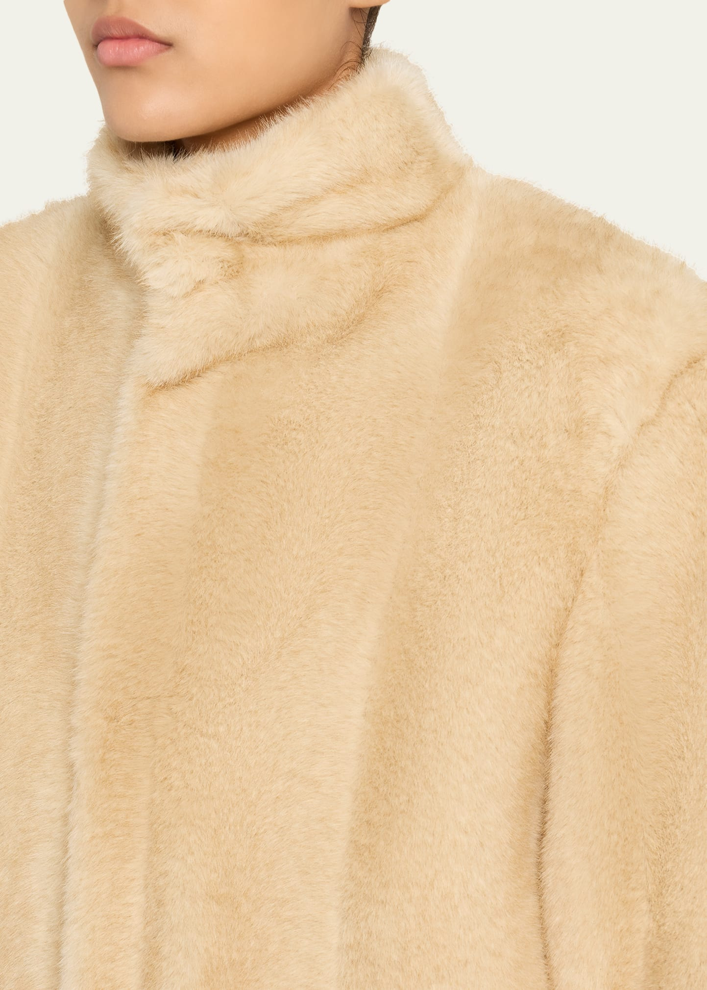 Straight Faux Fur Jacket - 5
