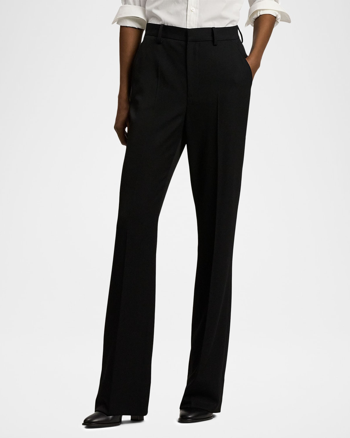 Wrigley Grain De Poudre Bootcut Pants - 5
