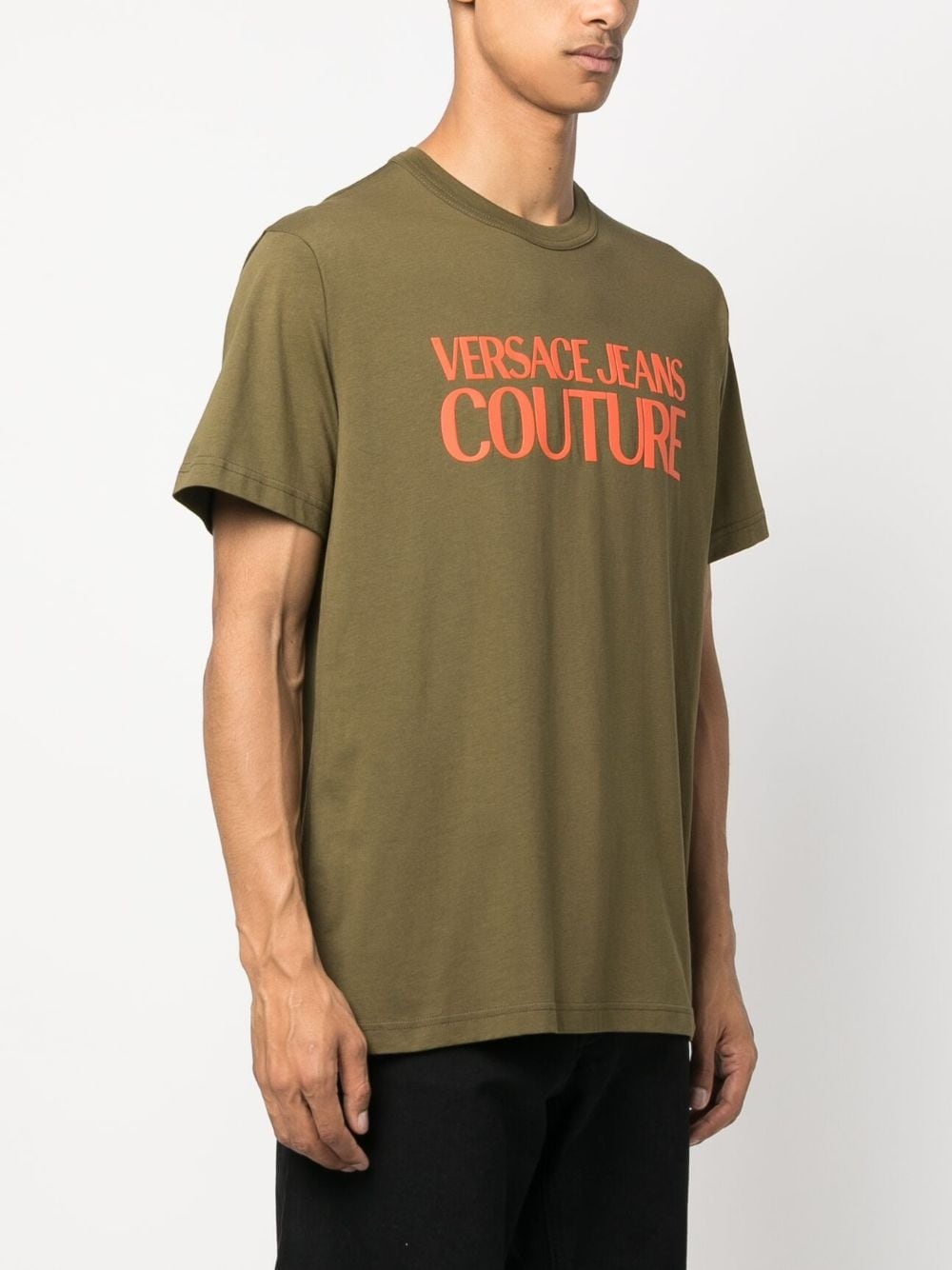 logo-print cotton T-shirt - 3