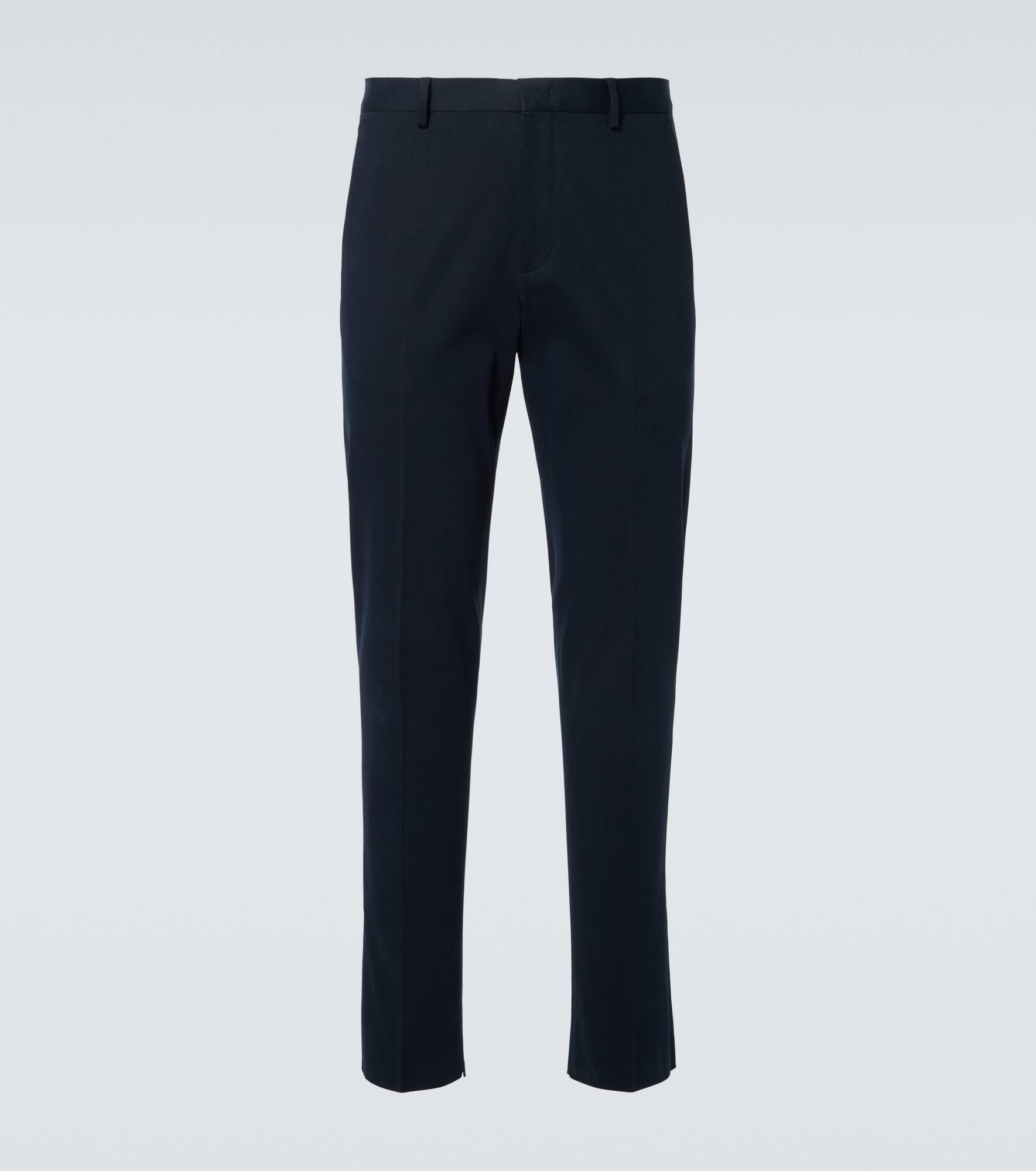 Cotton straight pants - 1