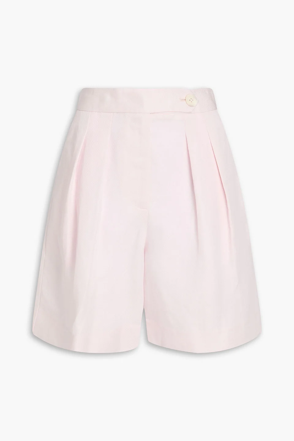 Terri linen and Lyocell- blend twill shorts - 1