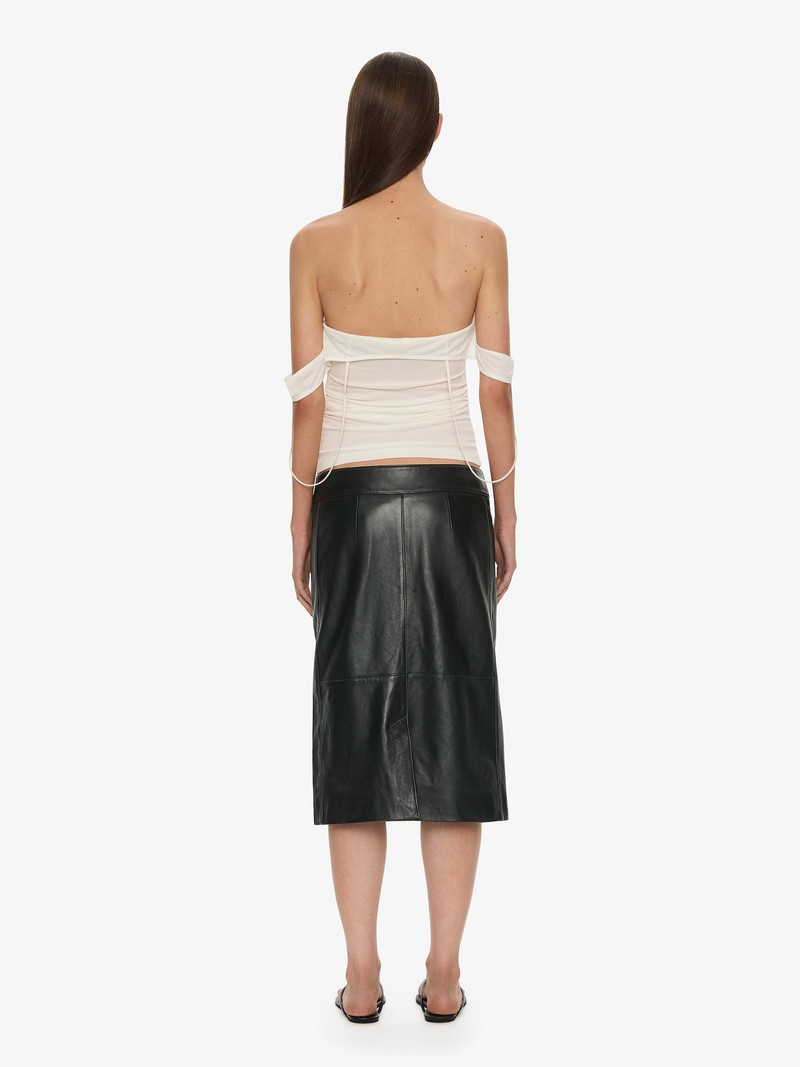 Hibiscus Embroidered Rib Foldover Cami 5