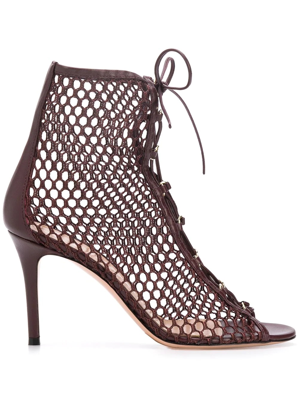 Helena 90mm fishnet sandals - 1