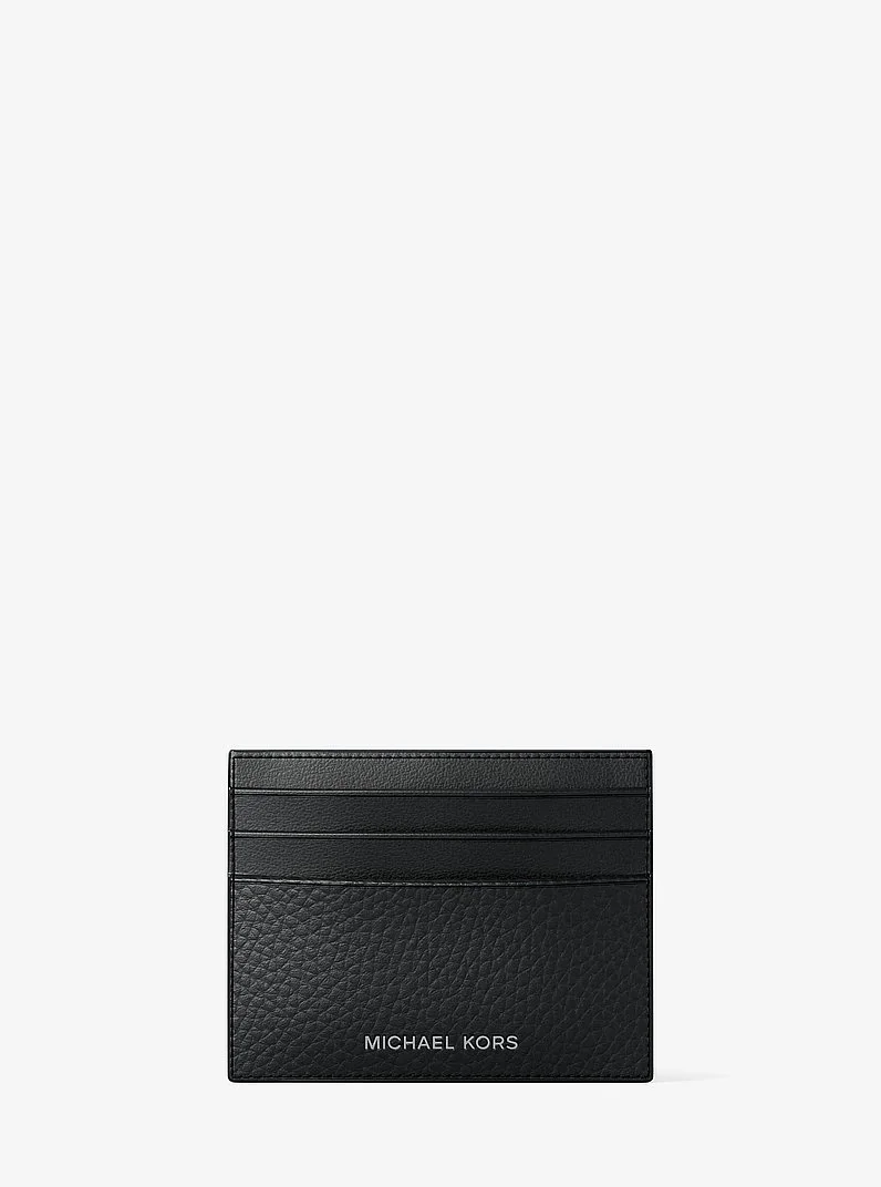 Cooper Pebbled Leather Card Case - 1