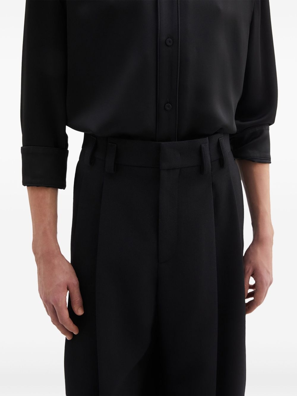 pleat-detail trousers - 5
