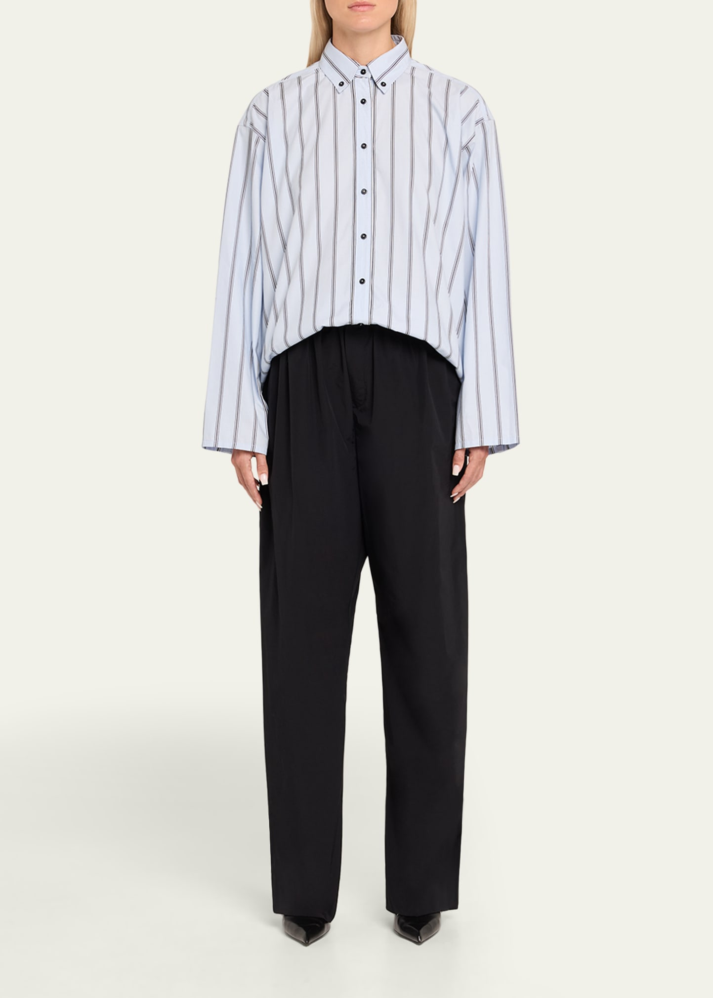 The Tegan Relaxed Wide-Leg Pants - 2