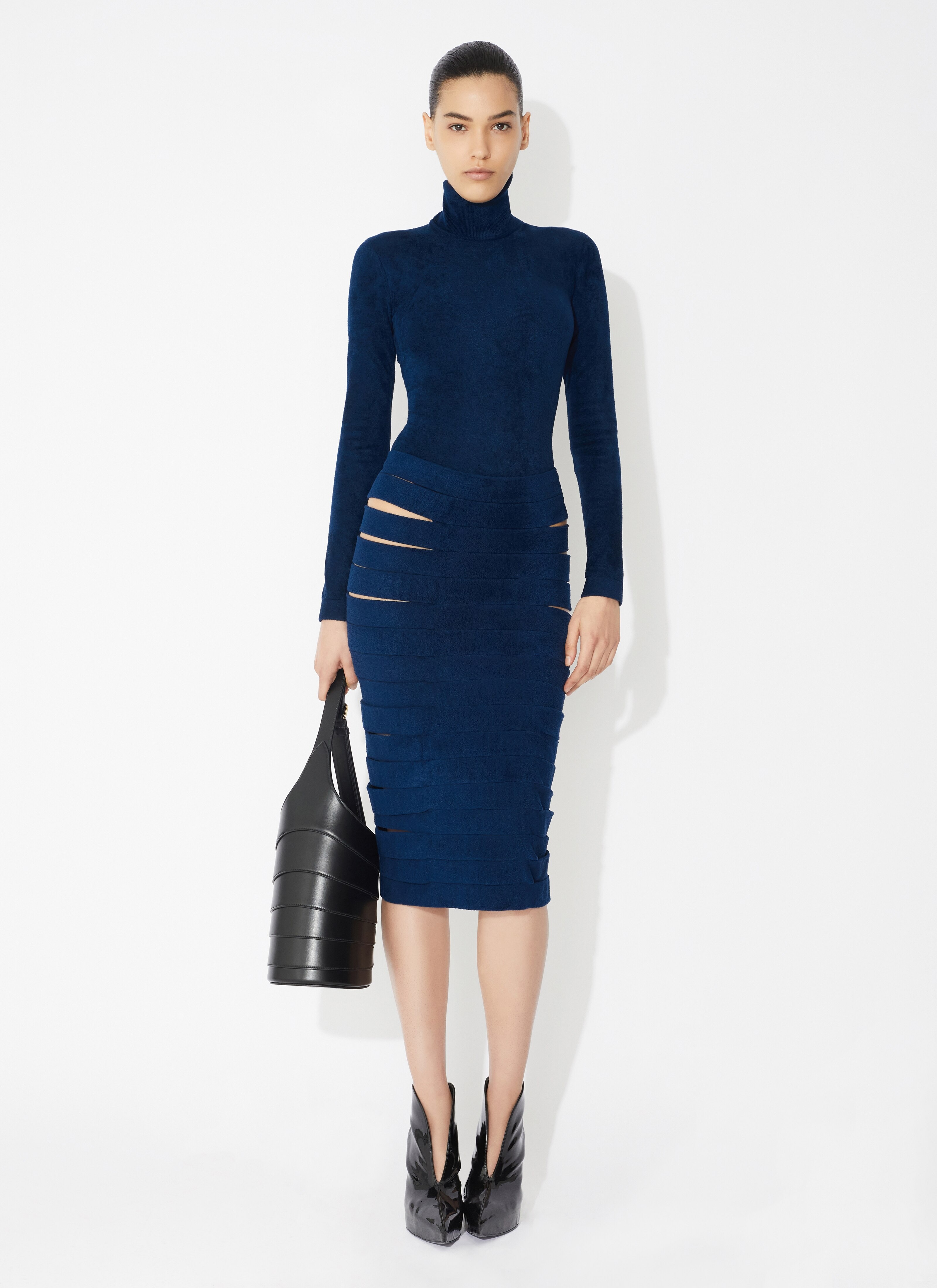 VELVET HIGHNECK BODY - 2