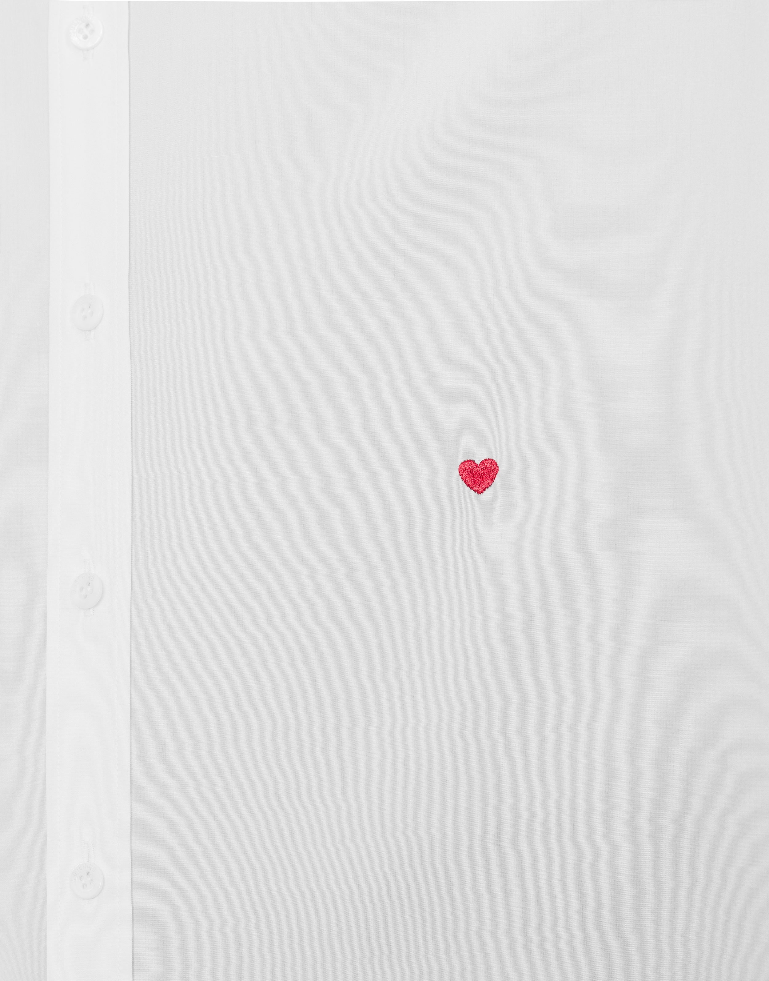 LITTLE RED HEART POPLIN SHIRT - 4