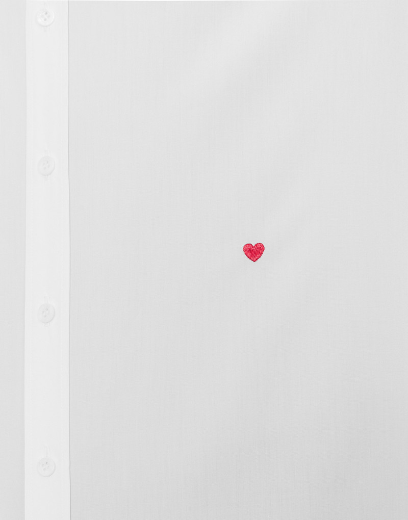 LITTLE RED HEART POPLIN SHIRT 4