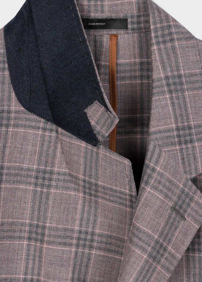 Paul Smith Check Wool Unlined Mac outlook