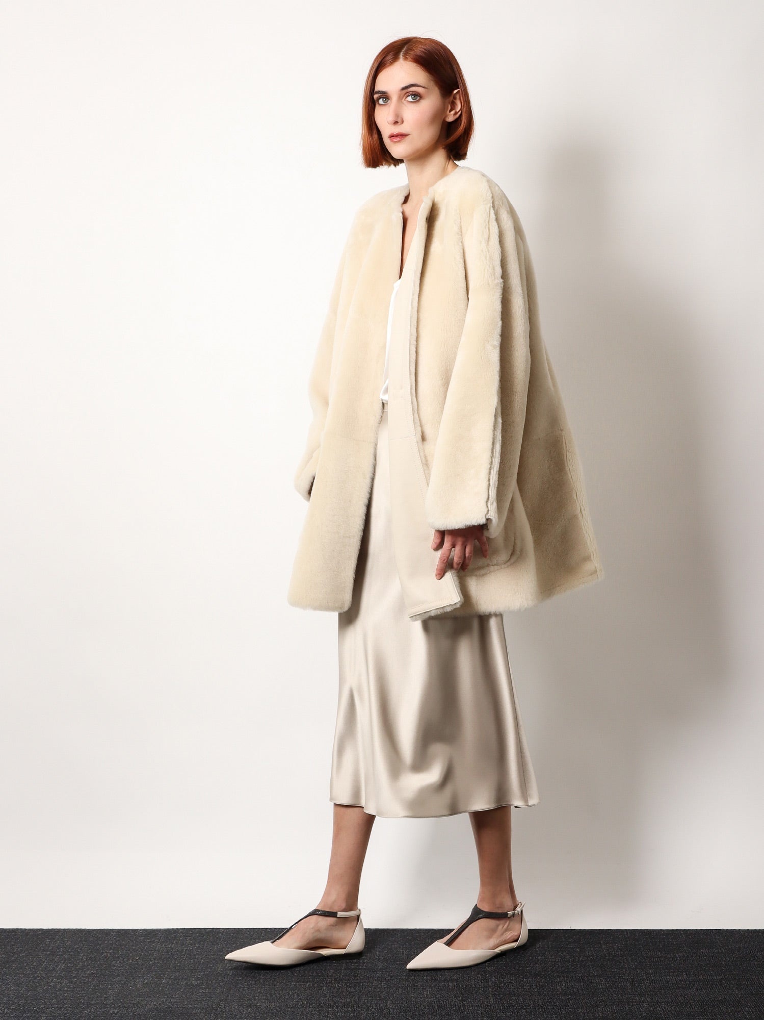 スカート MAX MARA Satin longuette skirt Oro Max Mara Satin longuette skirt | worldclassfashion | REVERSIBLE