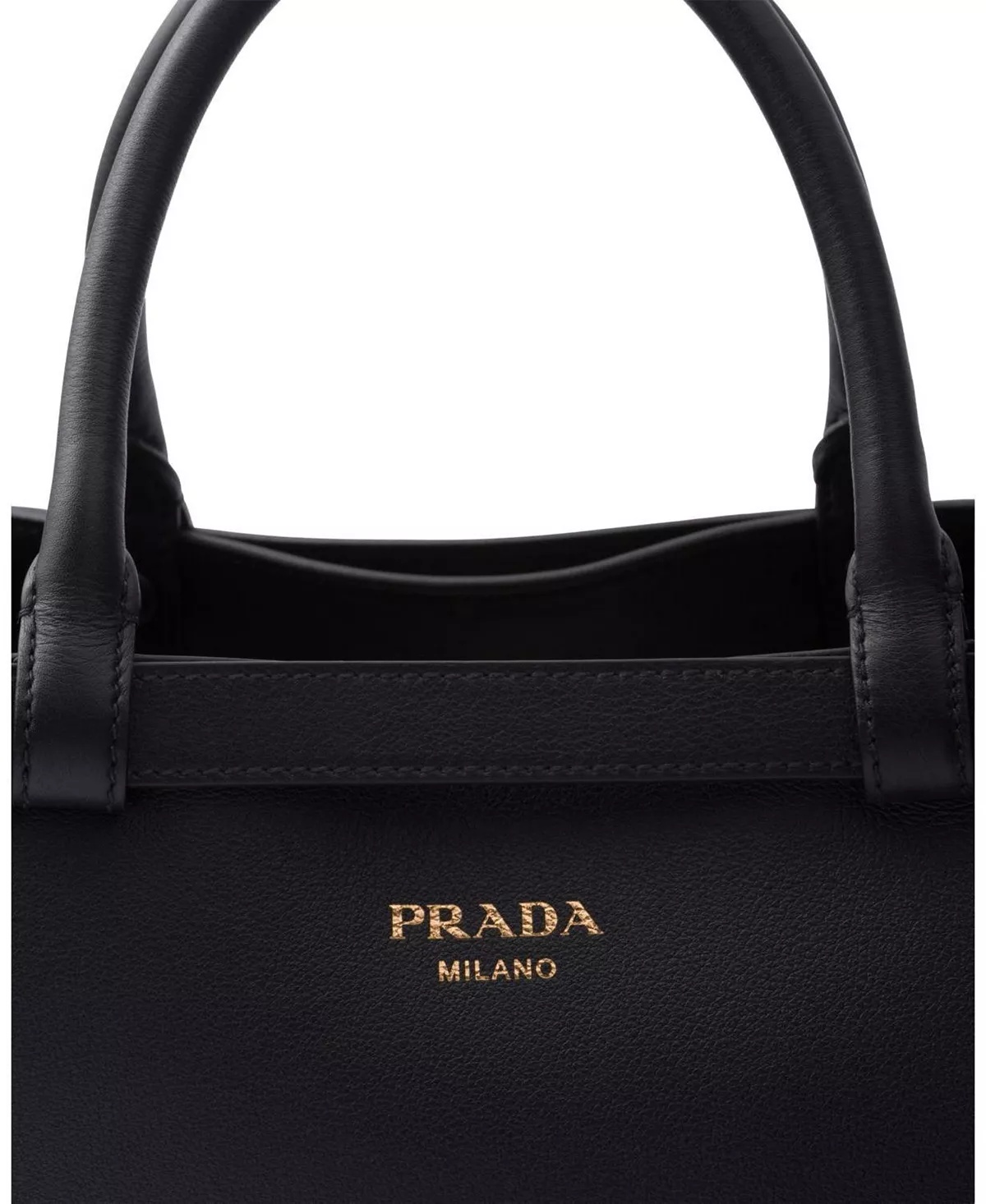 Buckle Medium Leather Handbag with Double Belt - 8