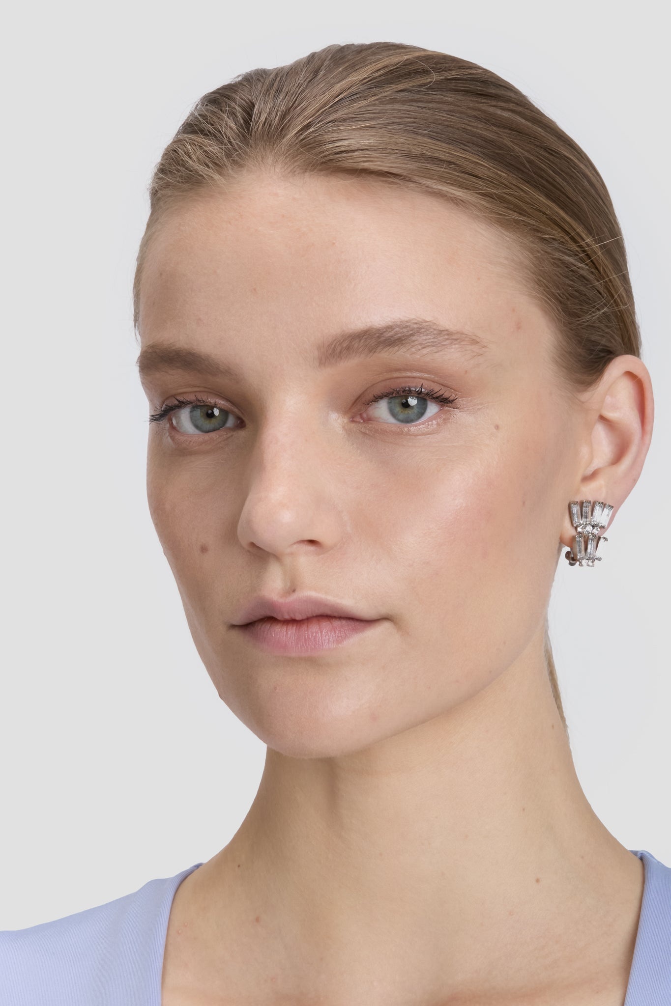 Crystal Clip Earrings - 4