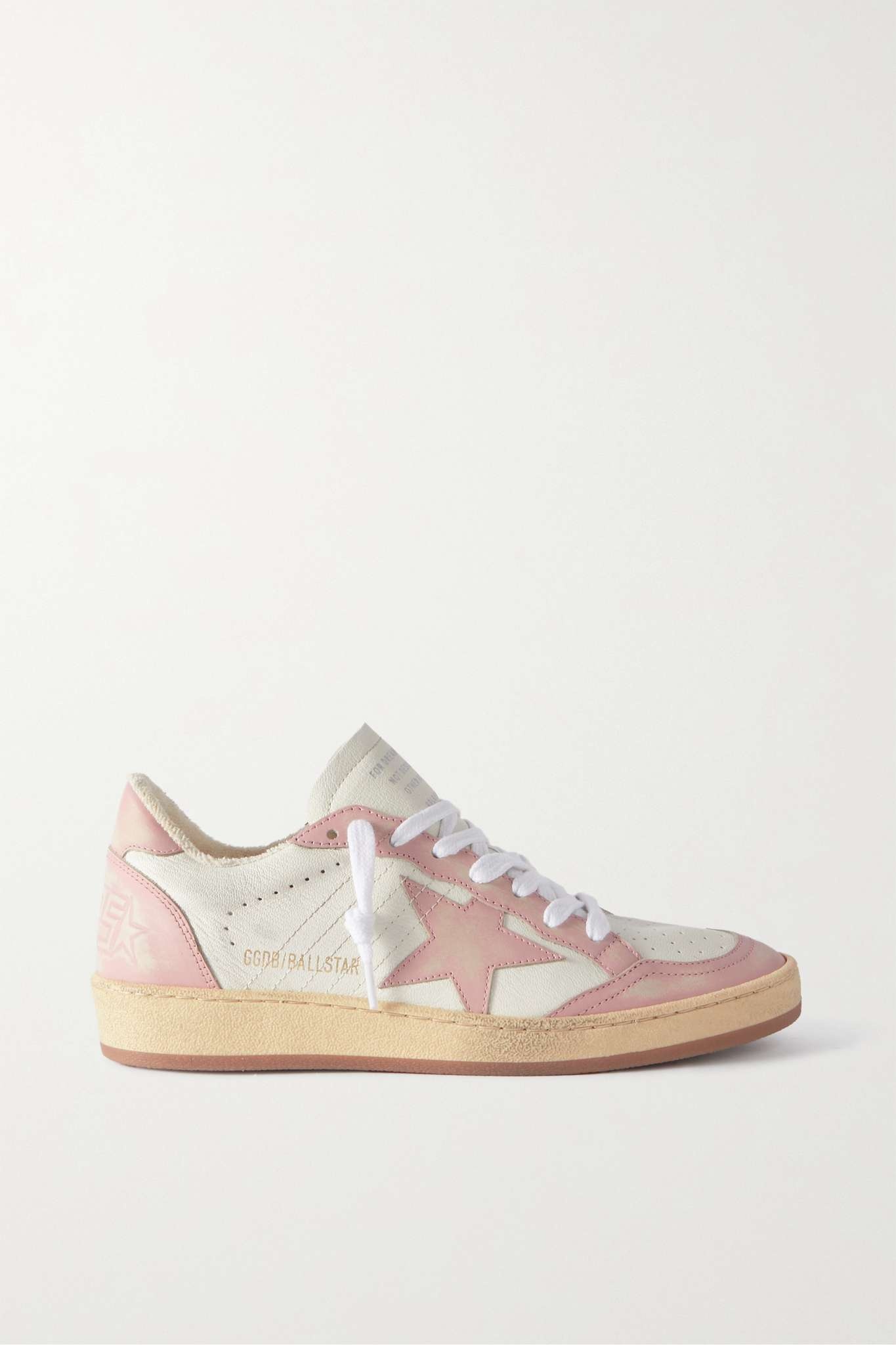 Ball Star distressed leather sneakers - 1