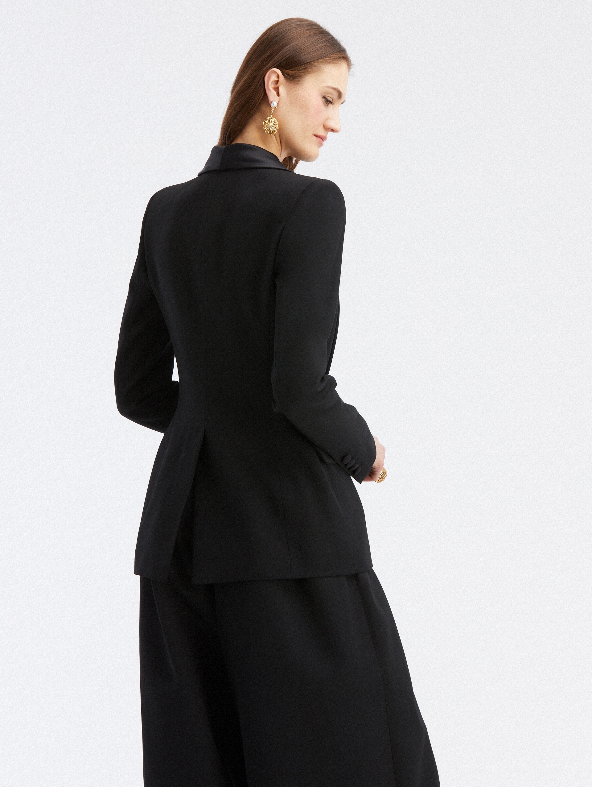 LONG SLEEVE TUXEDO JACKET - 3