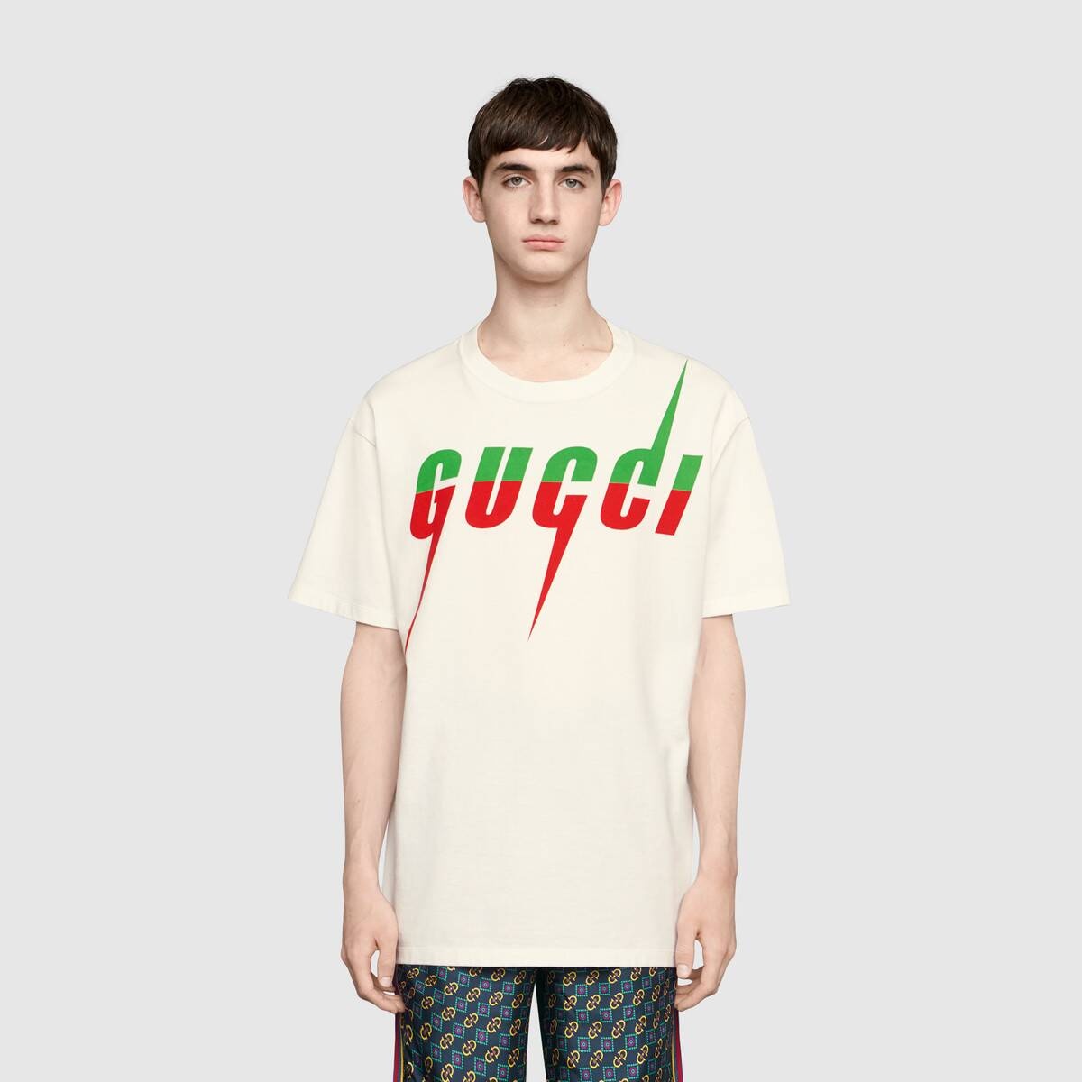 T-shirt with Gucci Blade print - 3