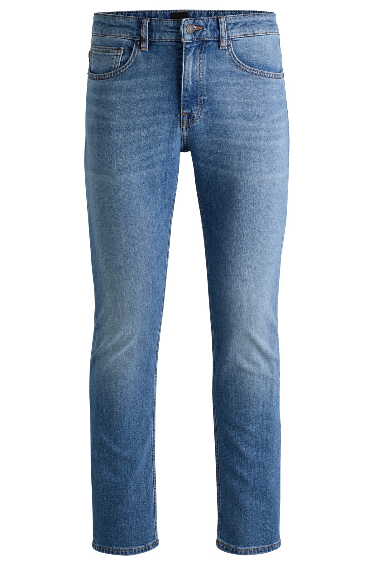 SLIM-FIT JEANS IN BLUE COMFORT-STRETCH DENIM - 1