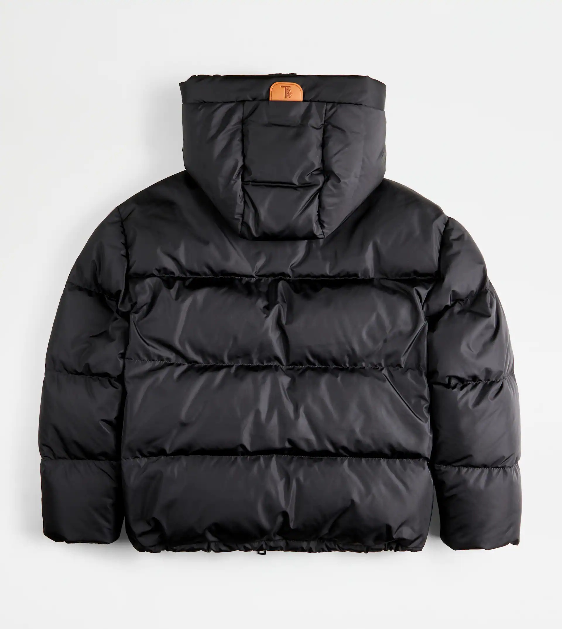 HOODED OVER DOWN JACKET - BLACK - 8