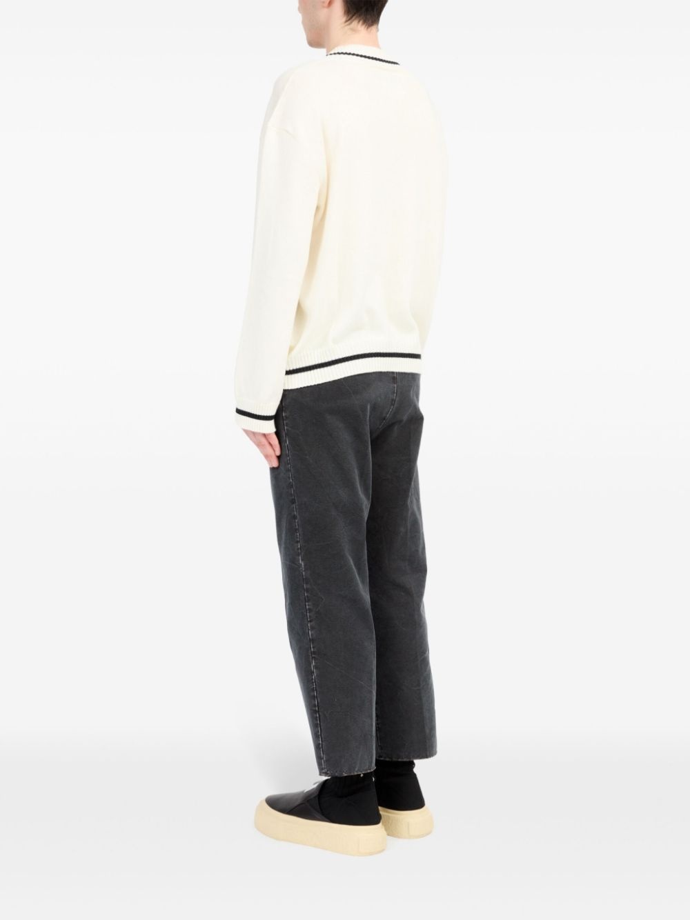 numbers-motif jumper - 5