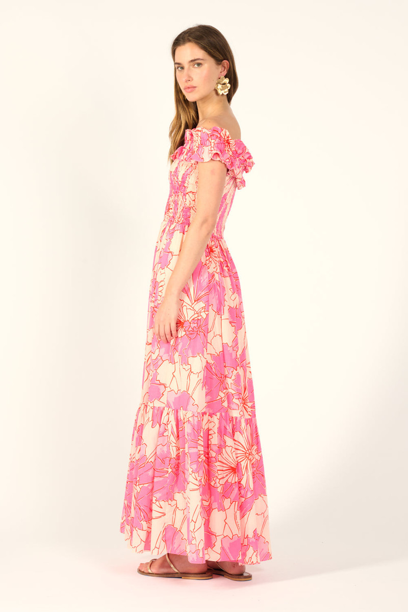 Long Dress Suzanne - Pink Petal 3