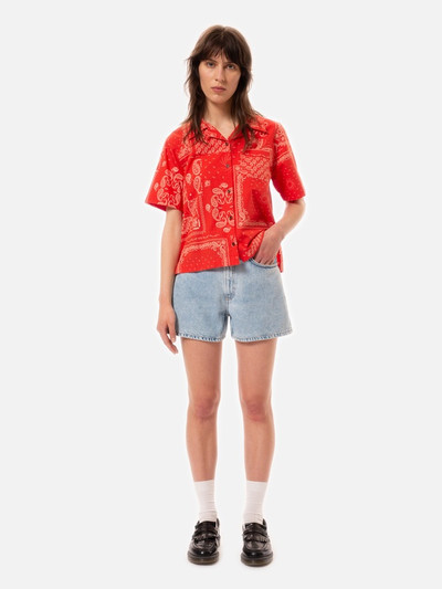 Nudie Jeans Maeve Shorts Sunny Blue outlook
