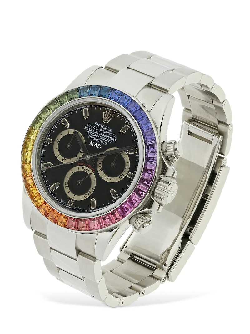 40MM ROLEX DAYTONA RAINBOW WATCH - 2