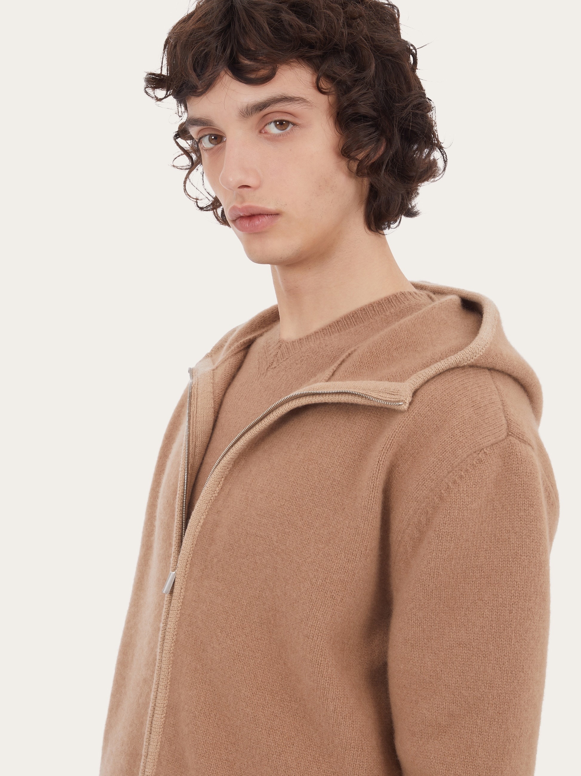 Knitted zip blouson - 4