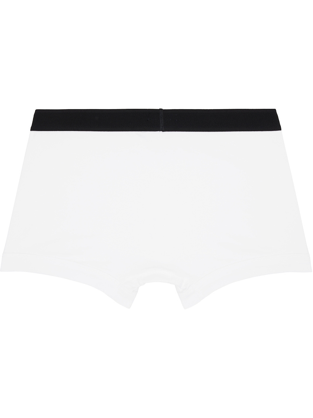 Two-Pack Black & White Cotton Boxer Briefs - 3