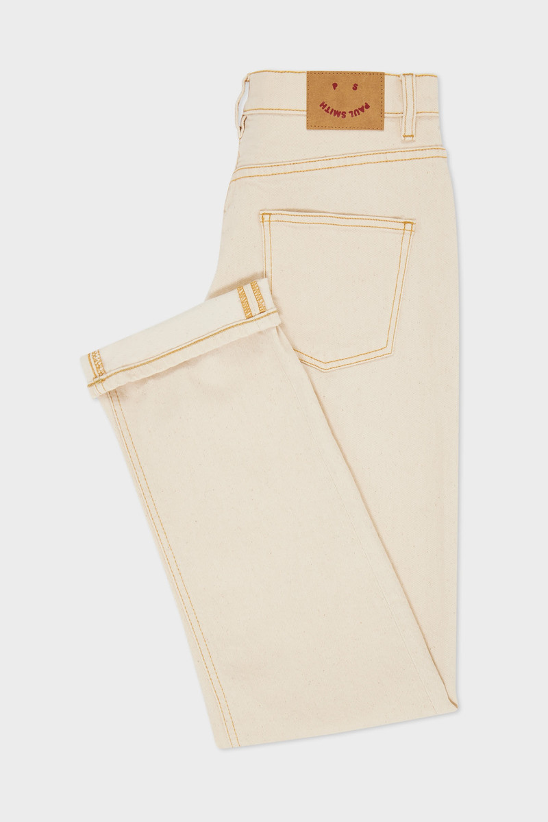 Paul Smith Ecru Straight-Leg Jeans outlook