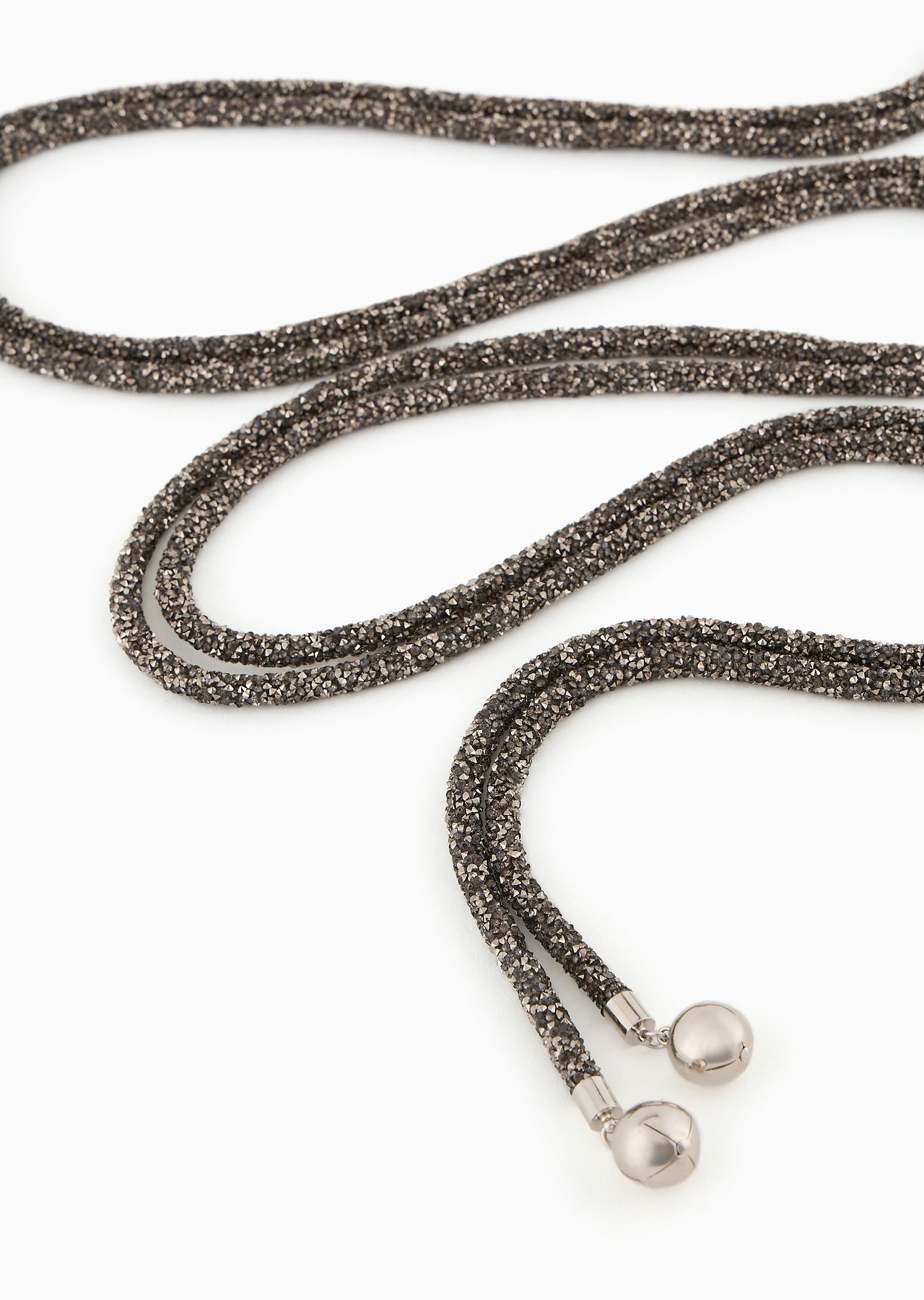 Multistrand belt with rhinestones and micro studs - 2
