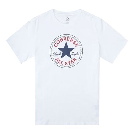 Converse Go-To All Star Patch Standard Fit T-Shirt 'White' 10025459-A03 - 1