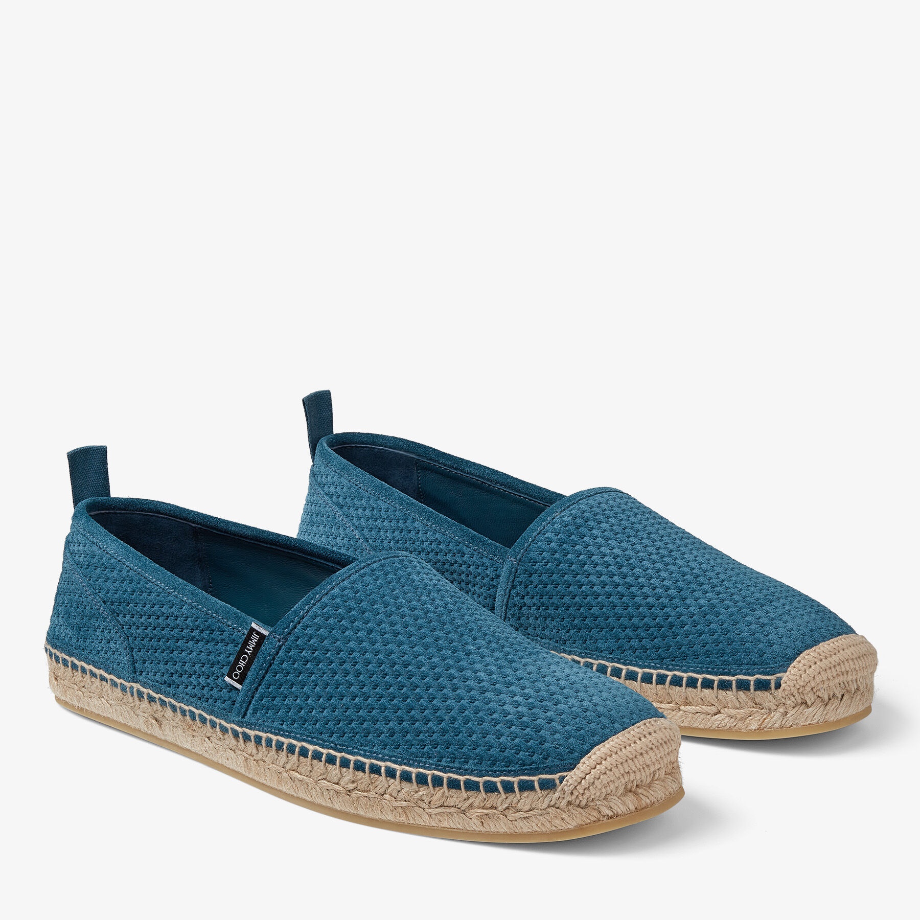 Egon
Prussian Woven Embossed Suede Espadrilles - 2