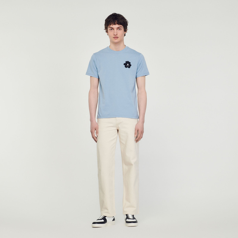 Flower patch T-shirt 3