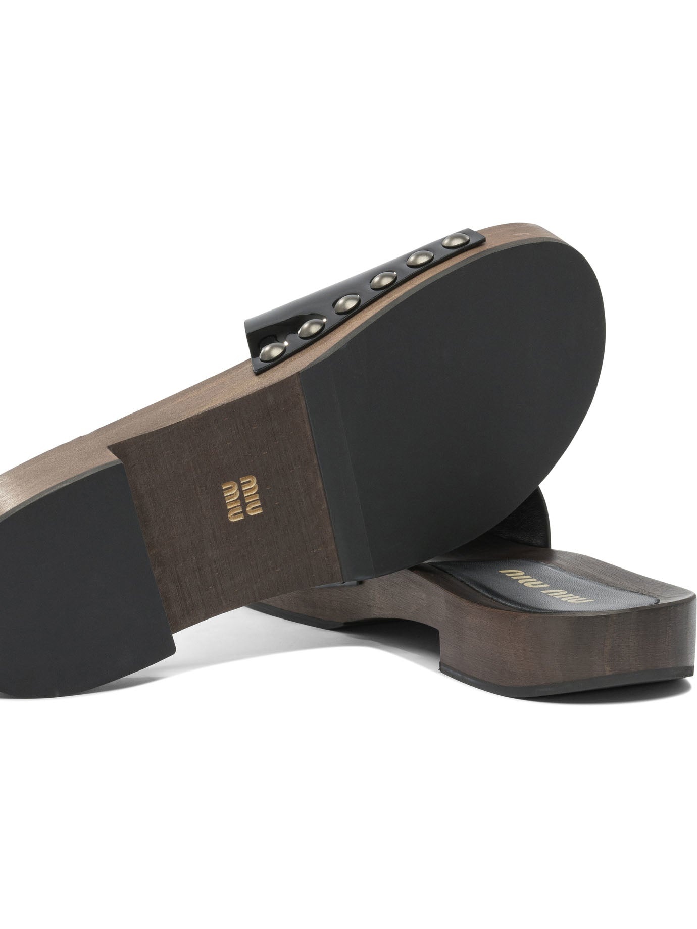 Miu Miu Patent Leather Clogs 30mm - 5