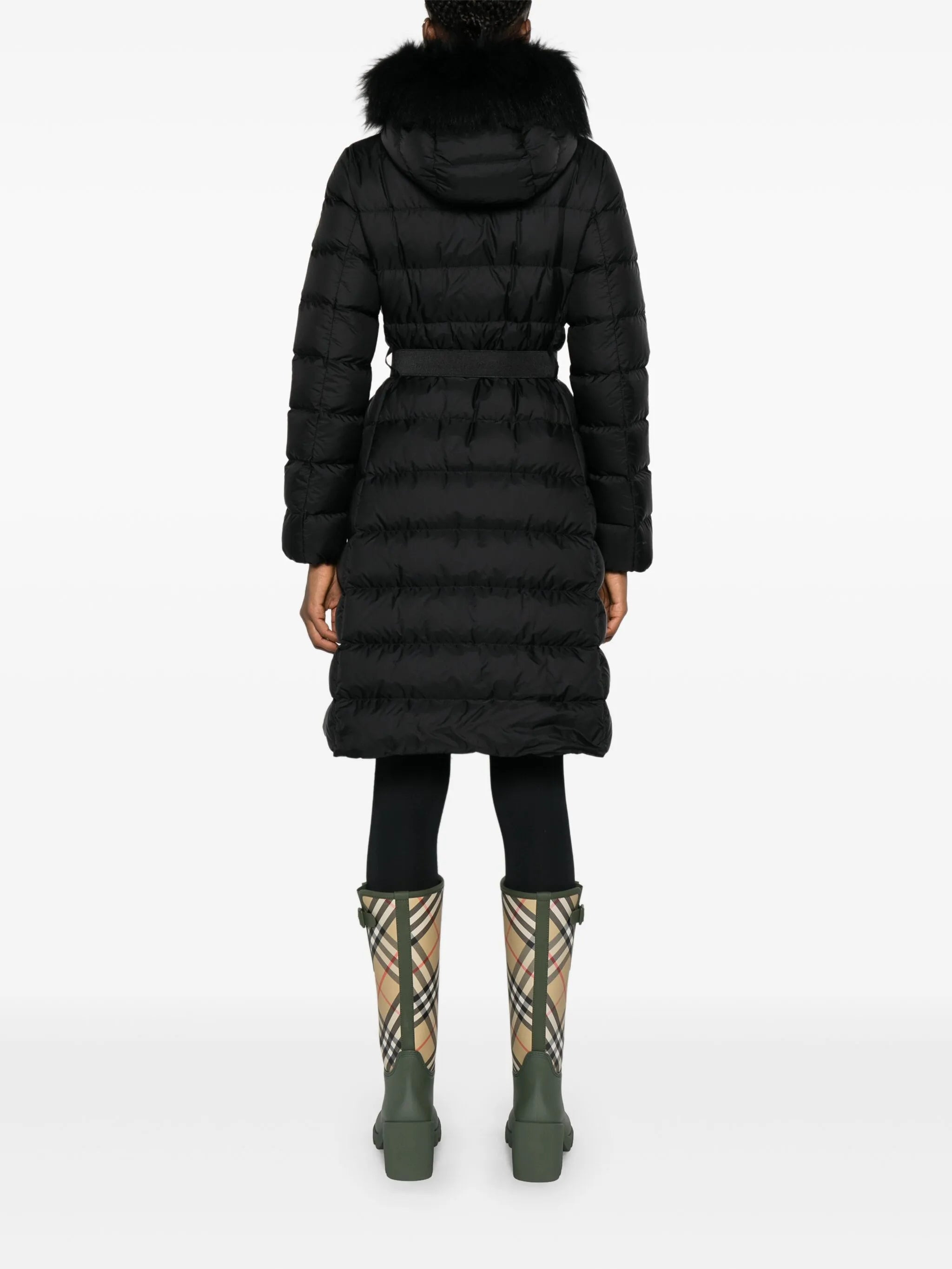Khloesse trimmed quilted coat - 4