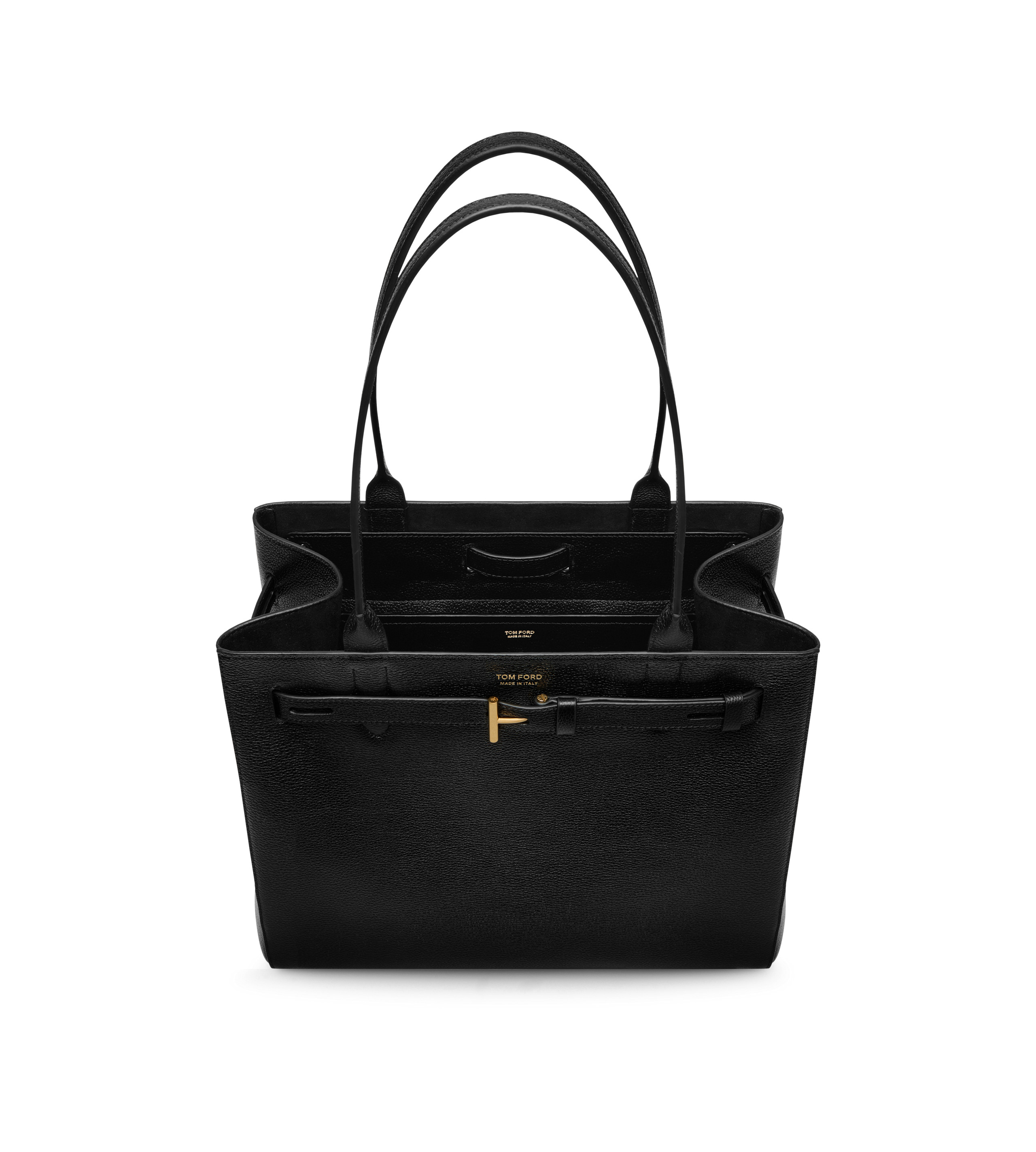 GRAIN LEATHER AUDREY MEDIUM TOTE - 4