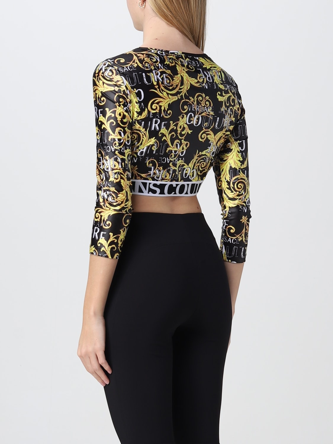 Versace Jeans Couture top in stretch fabric - 2