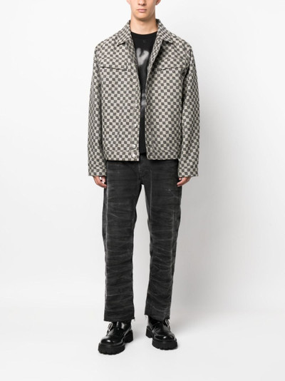 MISBHV monogram-pattern shirt jacket outlook