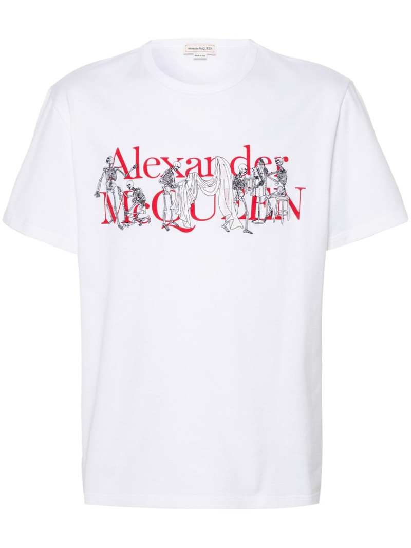logo-print cotton T-shirt 1