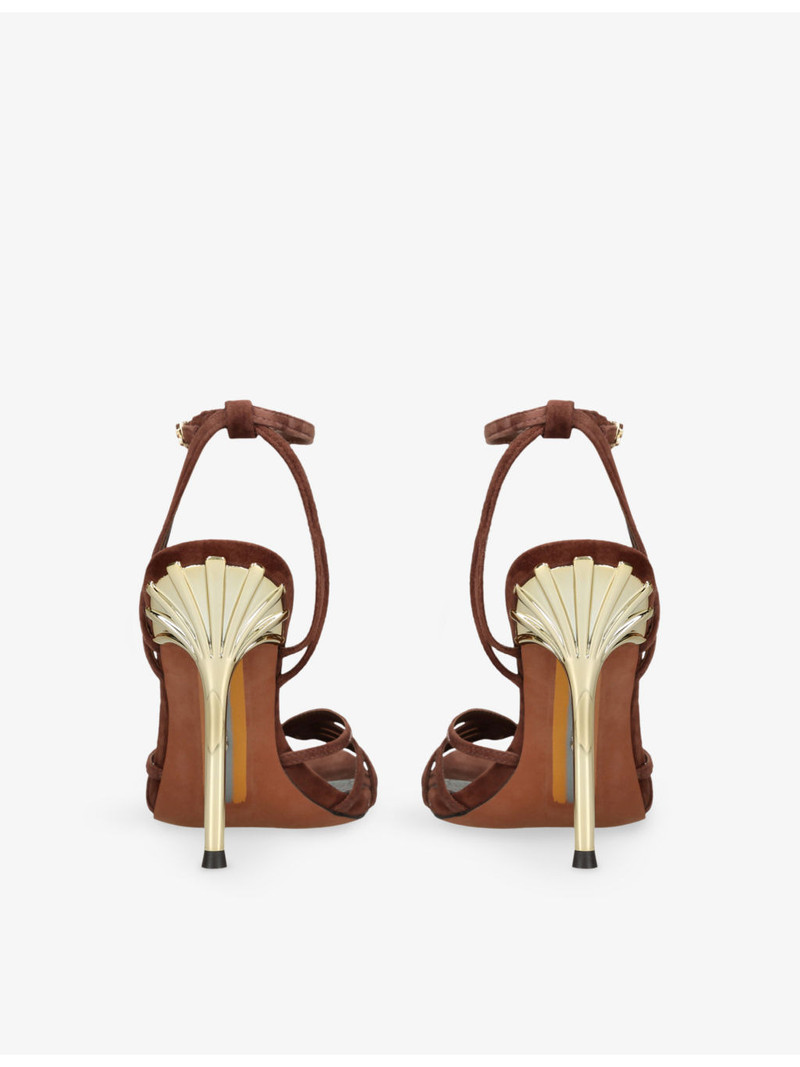 Sam Edelman Lili Suede Heeled Sandals outlook