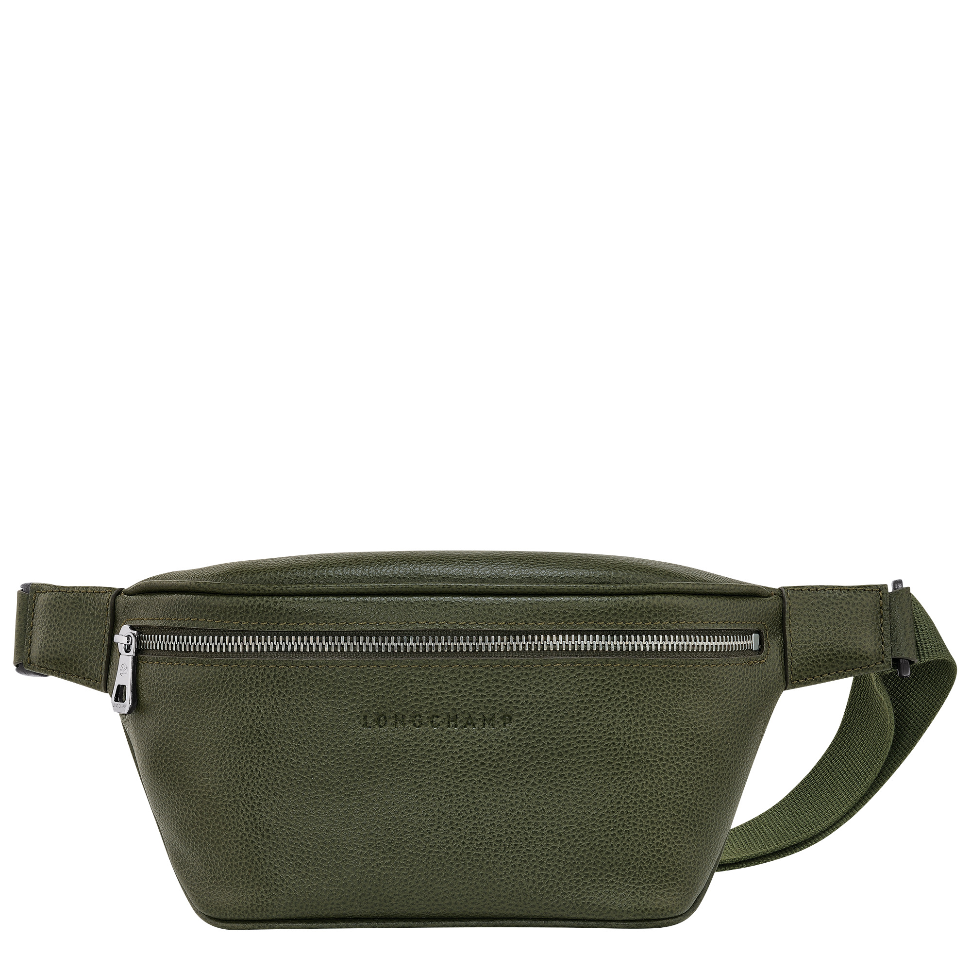 Le Foulonné Belt bag Khaki - Leather - 1
